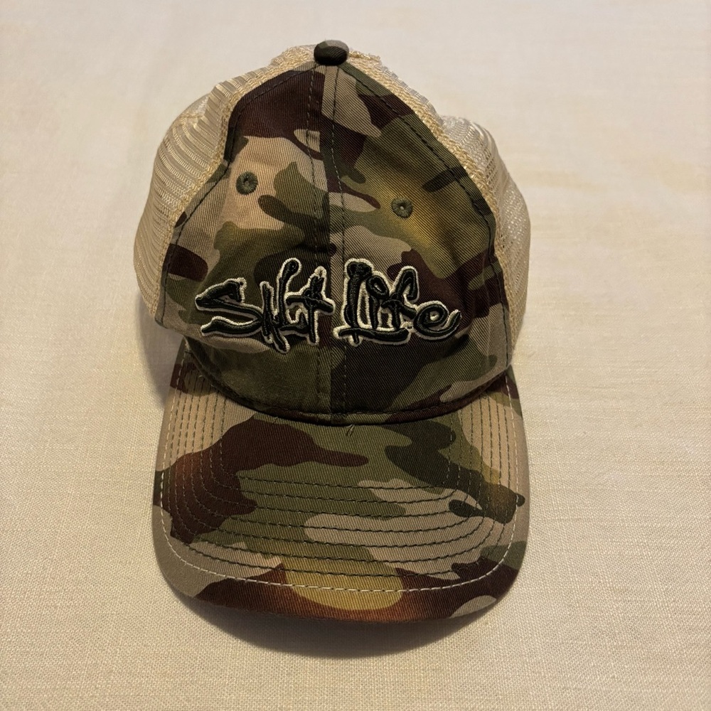 Salt Life Mesh Back Camo Adjustable Hat
